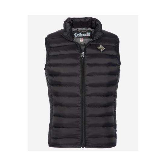 Doudoune sans manche - Schott - Enfant - Noir - 100% Nylon - Zip Noir - Cdiscount Pr??t-?�-Porter