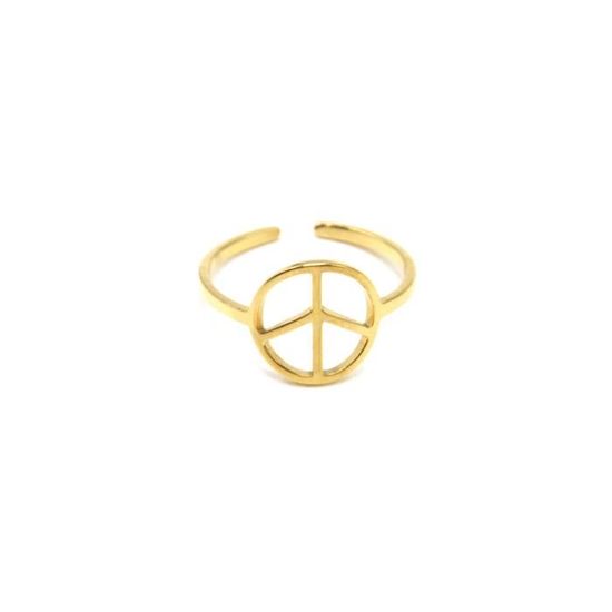 Bague Scintillante Cœur Double Doré | Pandora