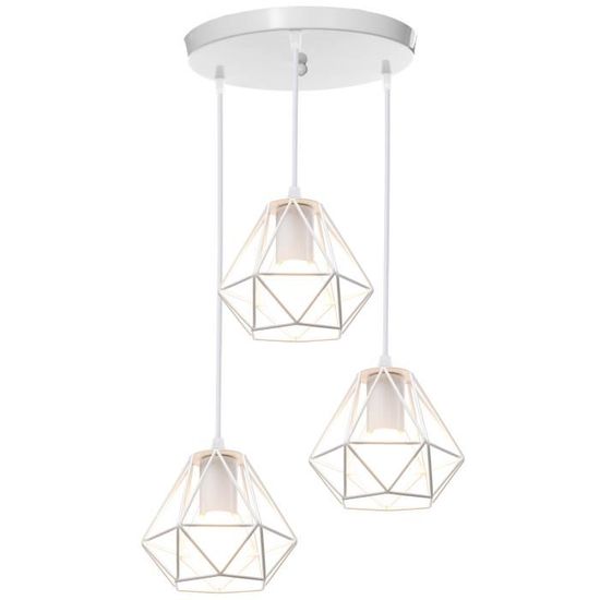 STOEX Pendelleuchte Set – 2 Stück Industrie-Käfig Design | E27, 25 Cm, Verstellbare Kordel | Gold, Vintage Deko
