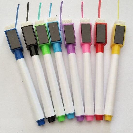 Feutres Effaçables DRAYEE - 20 Pièces Pour Enfants, Tableaux Blancs Et Noirs | Marqueurs Sèche-Effaçables Pour Maison, École Et Bureau - 13