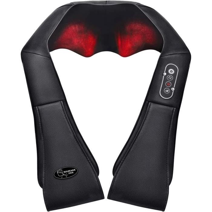 Masseur Cervical Électrique Pour Cou & Épaules - Avec Chaleur Et Vibration - Rechargeable USB