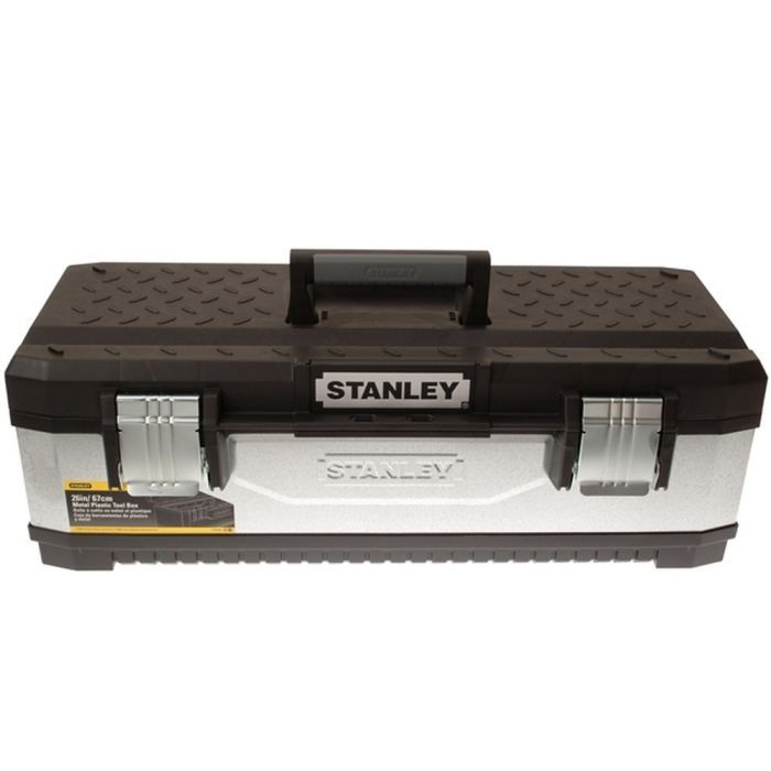 STANLEY Boite outils bimatière vide galvanisée 26-