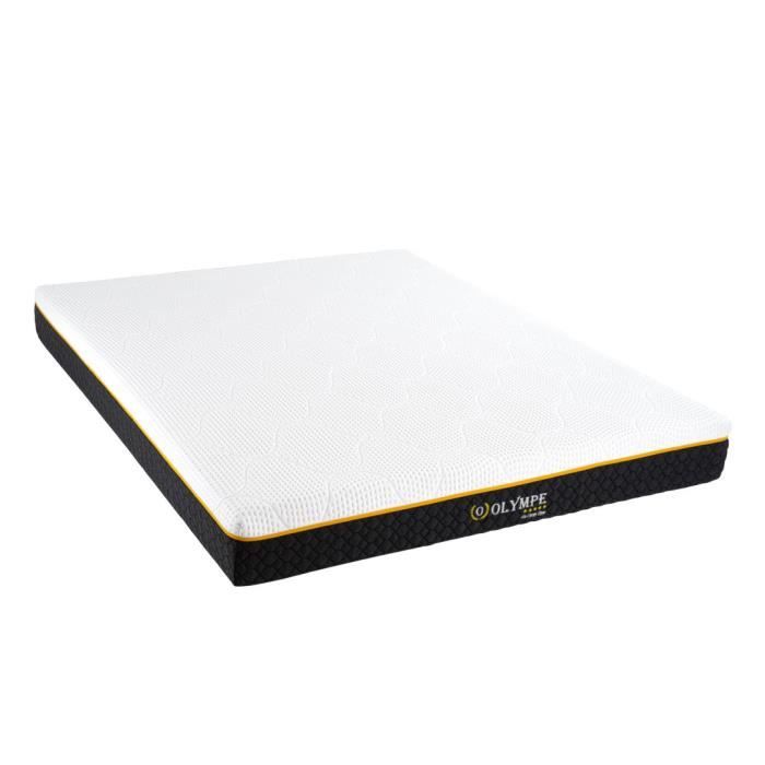 Matelas OLYMPE 160x200 cm - Mousse à mémoire de forme - Soutien Ferme