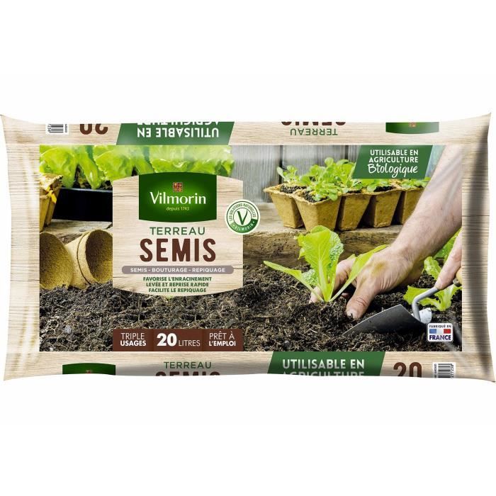 VILMORIN Terreau semis bouturage - 20 L