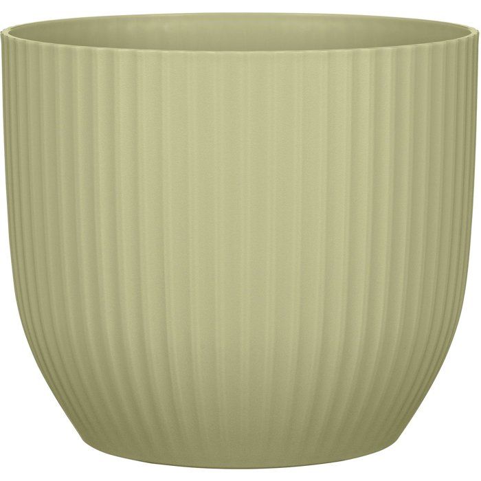 Pot de fleurs rond - DEROMA - 231 - 10 L - Ø 27 cm - Vert