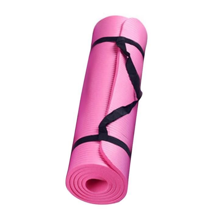 Petit tapis de yoga épais et durable de 15 mm Tapis de fitness sportif antidérapant Tapis antidérapant pour perdre du poids