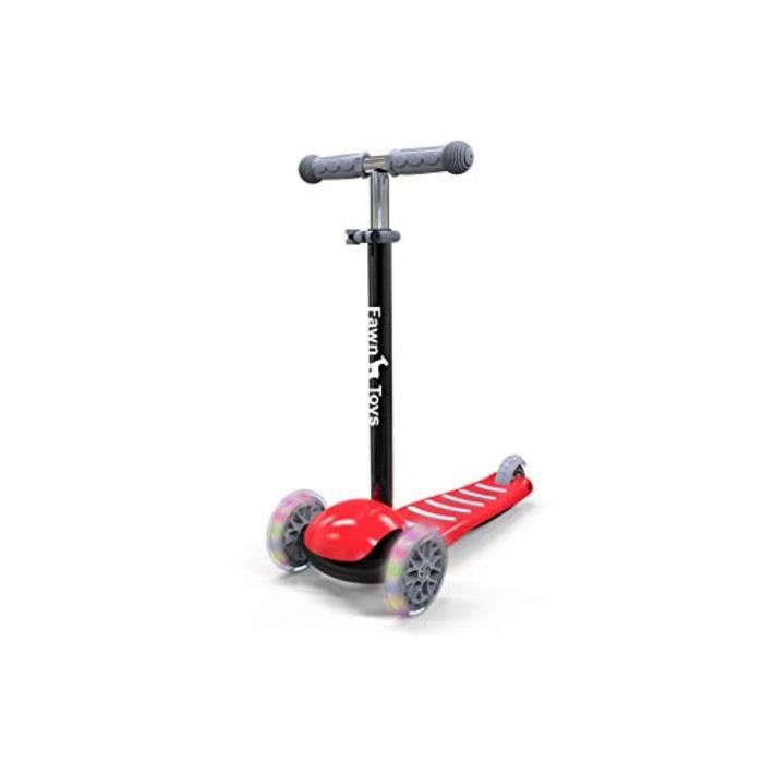 Voiture Electrique ZRPIH Roues clignotantes de trottinette junior à 3 roues / Pencher pour tourner / Intérieur / Extérieur 26 ans