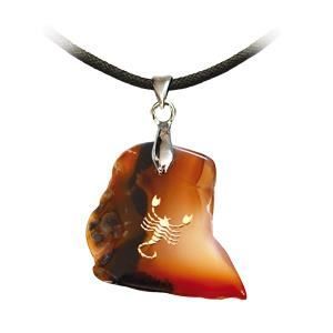 Pendentif agate horoscope zodiac - Scorpion