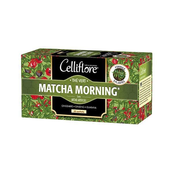 Celliflore Thé Vert Matcha Morning 25 sachets
