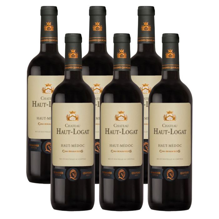 Château Haut Logat 2016 - Haut Médoc Cru Bourgeois - Vin Rouge - Carton de 6 bouteilles 75cl