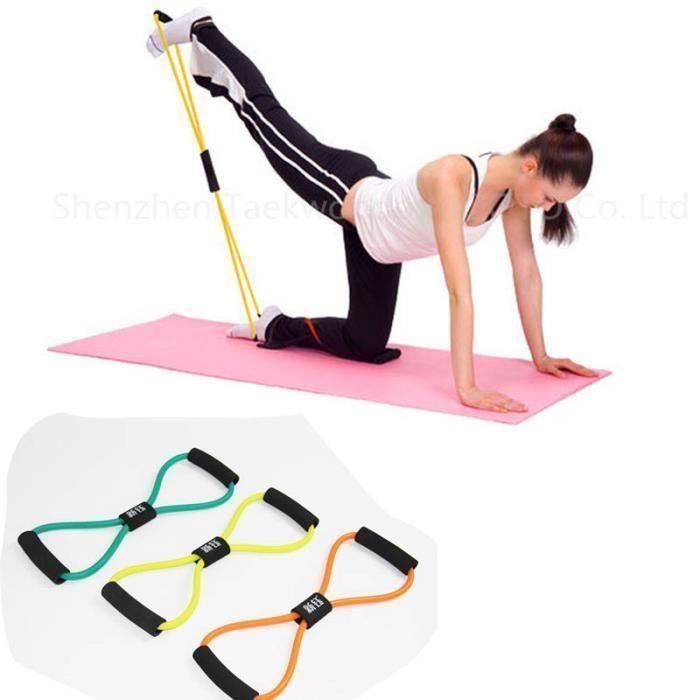MCSAYS Bande Elastique Fitness Exercice Musculaire Corps Sport Yoga Equipement Outils Portable Unisex Me69450