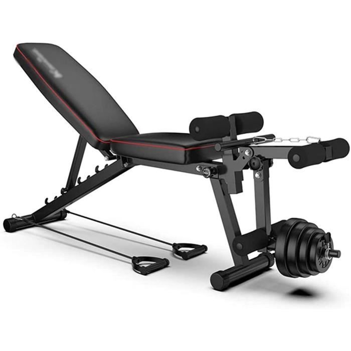 BANC DE MUSCULATION Banc de Musculation Reacuteglable WorkoutSolid Body Leg Extension Machine Leg CurlBanc Olympique Workout Ben19