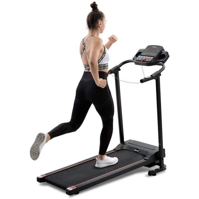 TAPIS DE COURSE hoppingcenter Tapis de Course Pliable Electrique 12 kmh avec 12 programmes dexercices eacutecran LED et Hautparle28