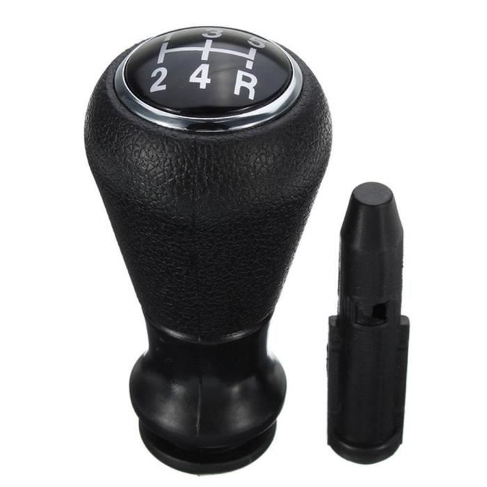 Pièces Auto,Pommeau de levier de vitesse manuel,5 vitesses,pour voiture PEUGEOT 106 206 306 406 107 207 307 - Type Black