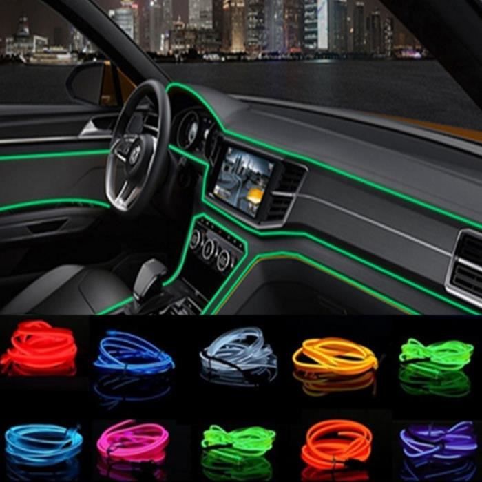 Verde AutoCollant de Lumière Froide pour Intérieur de Voiture, pour Mercedes Benz W201 Classe A GLA W176 CLK
