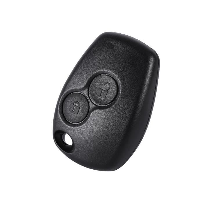 AYNEFY coque de clé 2 boutons Télécommande 2 boutons Auto voiture clé Fob Shell Cover Case pour Renault Kangoo Modus Master