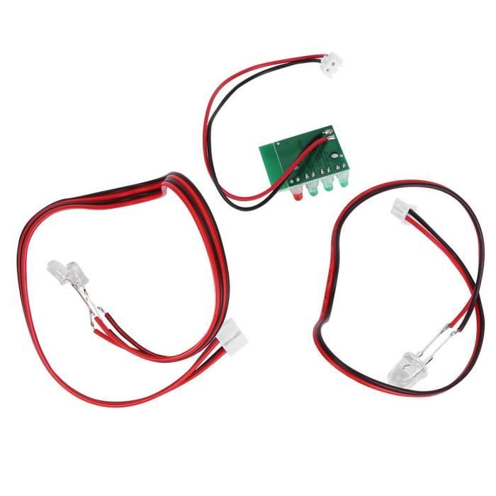 Drfeify ensemble de lumières LED pour Flytec 2011-5 Pièces de rechange d'accessoires de commutateur de jeu de lumières LED