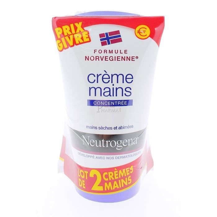Neutrogena Crème Mains Formule Norvégienne Lot de 2 x 50 ml