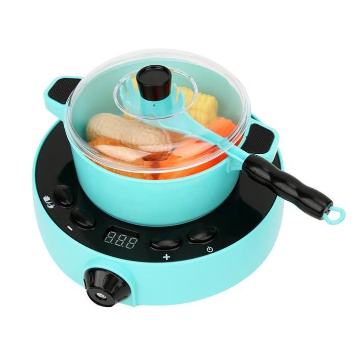 Qiilu ensemble de jouets d'appareils de cuisine Simulation électrique cuisinière à induction jouet mini appareils ménagers