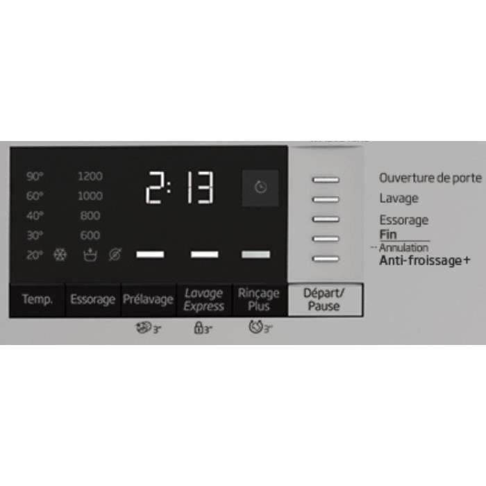SHOT CASE - Lave-linge hublot BEKO WM1015CHS - 10 kg - Induction - 1200 trs-min - Silver