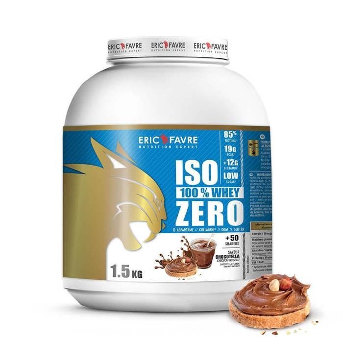 Eric Favre - Iso Zero 100% Whey Protéine - Proteines - Chocotella - 1,5kg