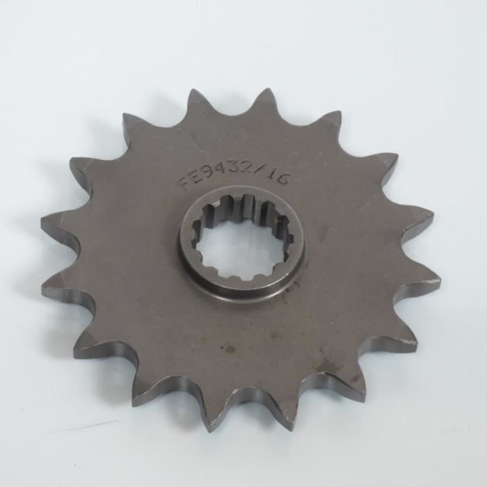 Pignon de sortie de boite 16 dents moto Suzuki 400 DRZ E 2000 à 2007 E9432 Neuf