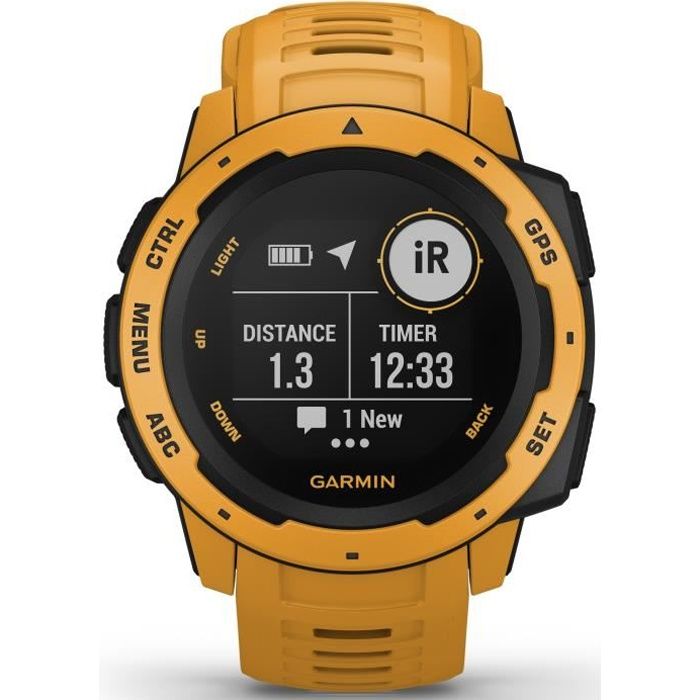 Garmin Instinct®- Montre GPS robuste - Jaune