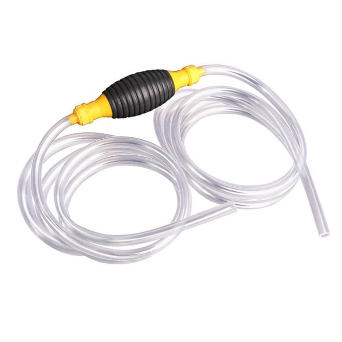 Pompe de transfert de carburant manuelle automobile/tuyau de siphon à haut débit de pièces d'auto portatives 5M 16.40 Pieds