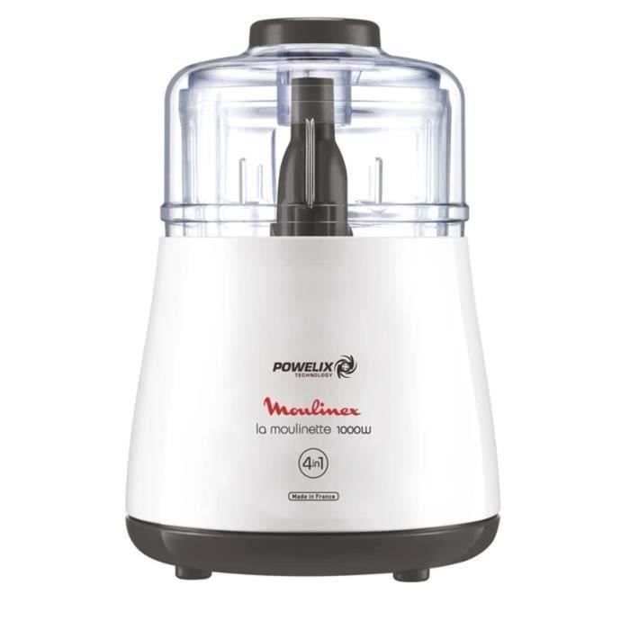 MOULINETTE POWELIX 1000W 4FONCTIONS HACHER MIXER CISELER CONCASSER BOL MOULINEX - DPA110