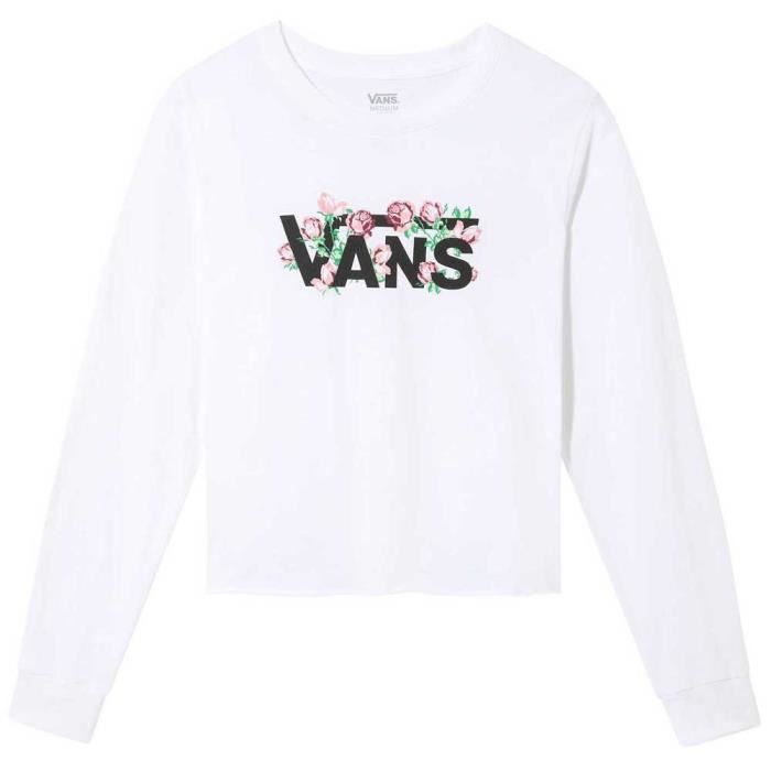 Vêtements fille T-Shirts Vans Rose V