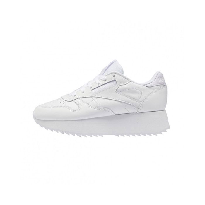 REEBOK CLASSIC LEATHER DOUBLE CHAUSSURES DE SPORT POUR FEMME BLANC FY7264