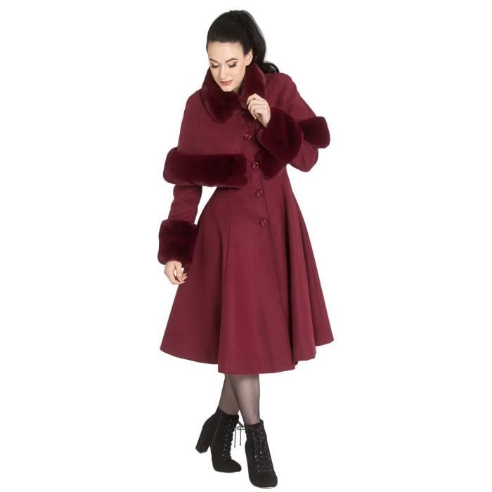 Hell Bunny Manteau Capulet Femme Manteaux rouge