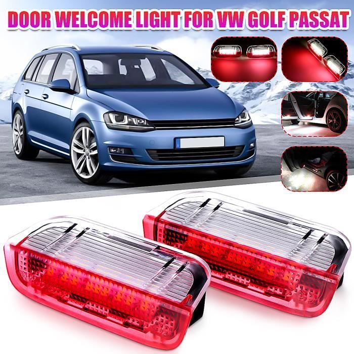NEUFU Plafonnier Lampe Lecture Courtoisie Porte LED pour VW Golf 5 6 7 Gti Mk5 Mk6 Mk7