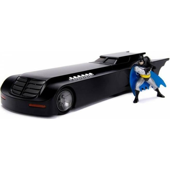 Coffret Voiture Batmobile Noir + Figurine Batman - Voiture 1-32 - Véhicule Miniature DC - Enfant