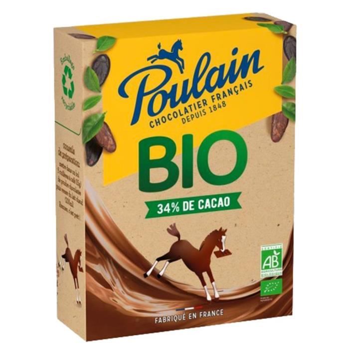 Poulain Bio 34% Cacao en Poudre 350g (lot de 3)