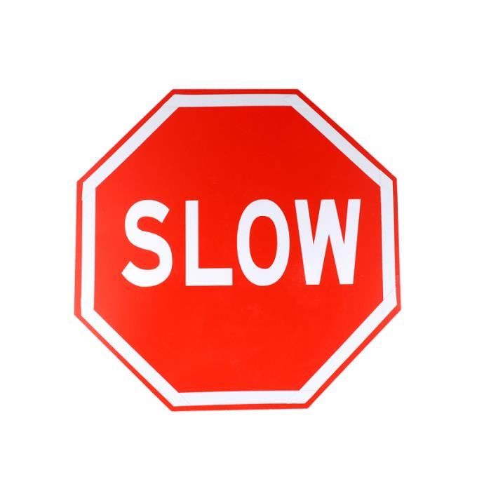 1Pc signe sécurité trafic routier pratique Durable avis alerte Attention Avertissement pour panneau de KIT D'HABILLAGE INTERIEUR