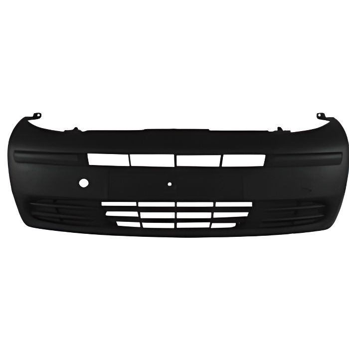 Pare chocs avant pour RENAULT TRAFIC II phase 1, 2001-2006, noir, Neuf.