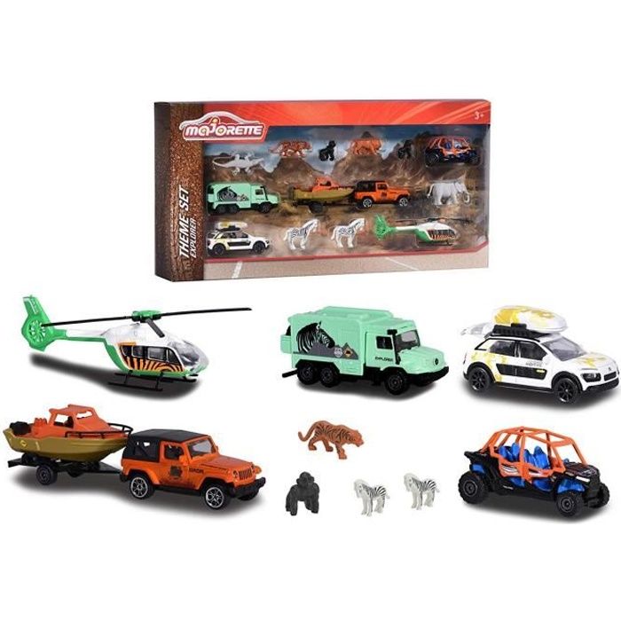 MAJORETTE Coffret Explorer 5 Pièces
