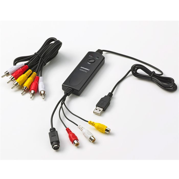 TERRATEC Adaptateur de capture vidéo USB GRABBY - USB - Composite, S-vidéo