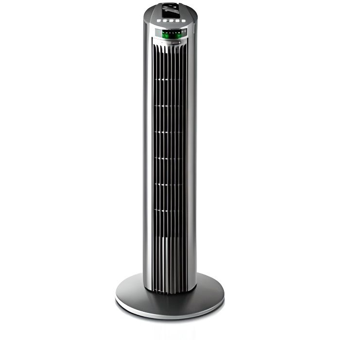 Taurus Alpatec Babel RC - Ventilateur colonne avec télécommande, 3 vitesses, 45W, couleur gris Babel RC