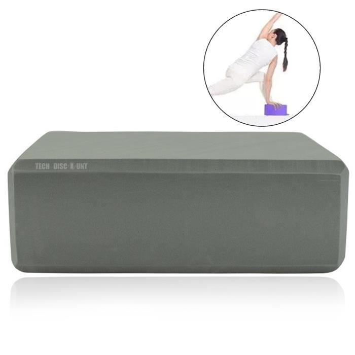 TD® 2 PCS Yoga Accessoires Yoga Bloc Yoga Rectangulaire Bloster Oreiller Coussin Anti-dérapant Haute Densité EVA Mousse Exercice Blo