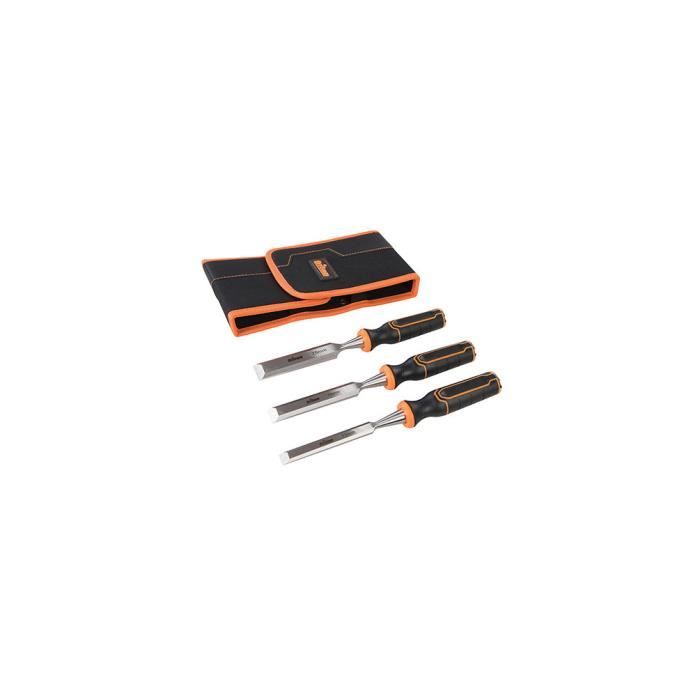Lot de 3 ciseaux à bois TWCS3 - 13, 19, 25 mm - 969637 - Triton