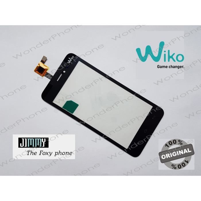 Vitre Tactile Wiko Jimmy Noir GARANTIE 100% Original WIKO France