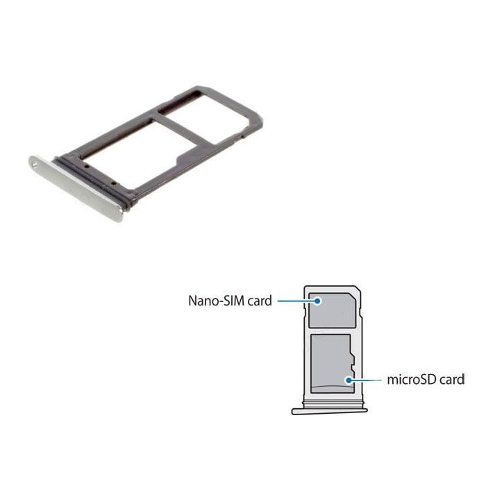 Tiroir Carte Sim Caddy Sim Tray Support Carte Sim Pour Samsung Galaxy S7 G930F