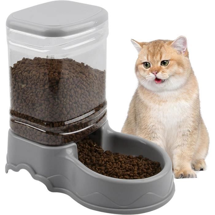 Meilleurs prix pour Distributeur Croquettes Chat Automatique 35L Gamelle Chat DTachables Station dalimentation pour Animaux De Compagnie pour