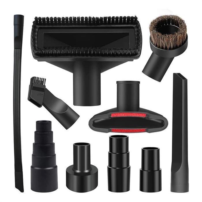 Kit Universel de Fixations pour Aspirateur Adaptateur de Tuyau DAspirateur en Plastique Sec et Humide ACCESSOIRE D’ASPIRATION