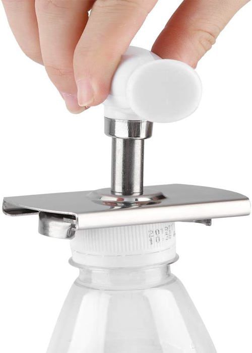 Ouvre-Bocal Acier Inoxydable Réglable - Pour Arthrite, Personnes Âgées, Mains Faibles