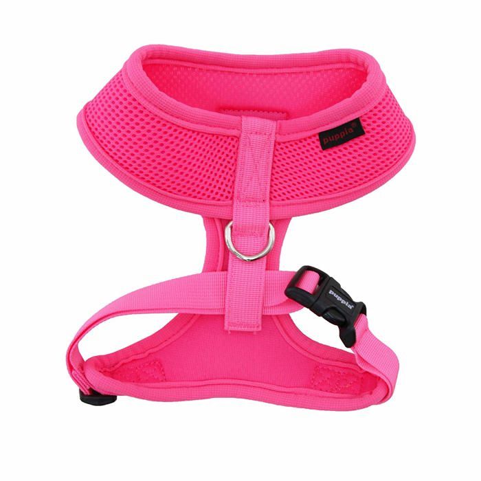 Harnais pour chien - PUPPIA - PAPA-AC1325-PK-L - Rose - Réglable - Airmesh léger