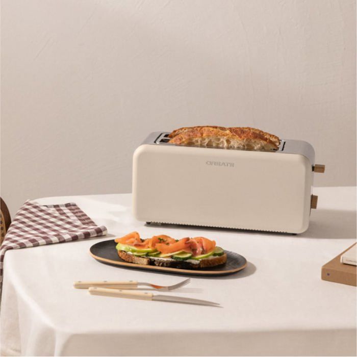 Grille-pain - Create - TOAST RETRO - 1500W - Fentes larges - Style rétro