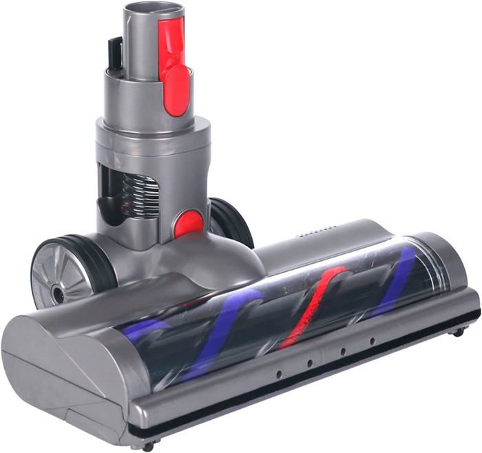 Brosse Compatible avec Dyson V7 V8 V10 V11 V15 Tête de Brosse Turbo à Entraînement Direct avec 4 Lumières LED